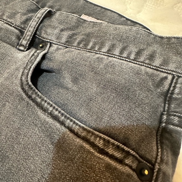 A-Frame (Stitchfix) Mens Charcoal Jeans Size 36 - Picture 5 of 10